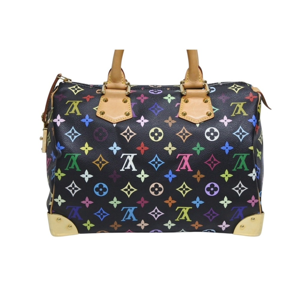 Louis Vuitton Speedy handbag Monogram Multicolore Multicolor Takashi Murakami - Picture 3 of 8